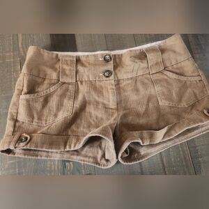 Charlotte Russe size 11 tan shorts